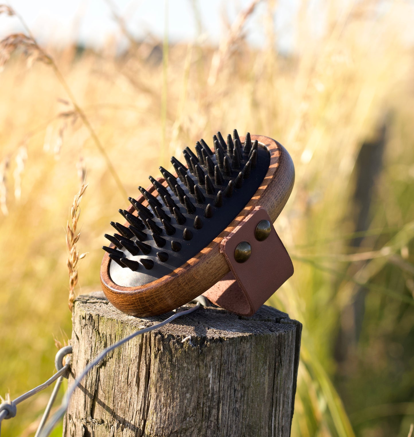 Rubber Groom & Massage Brush